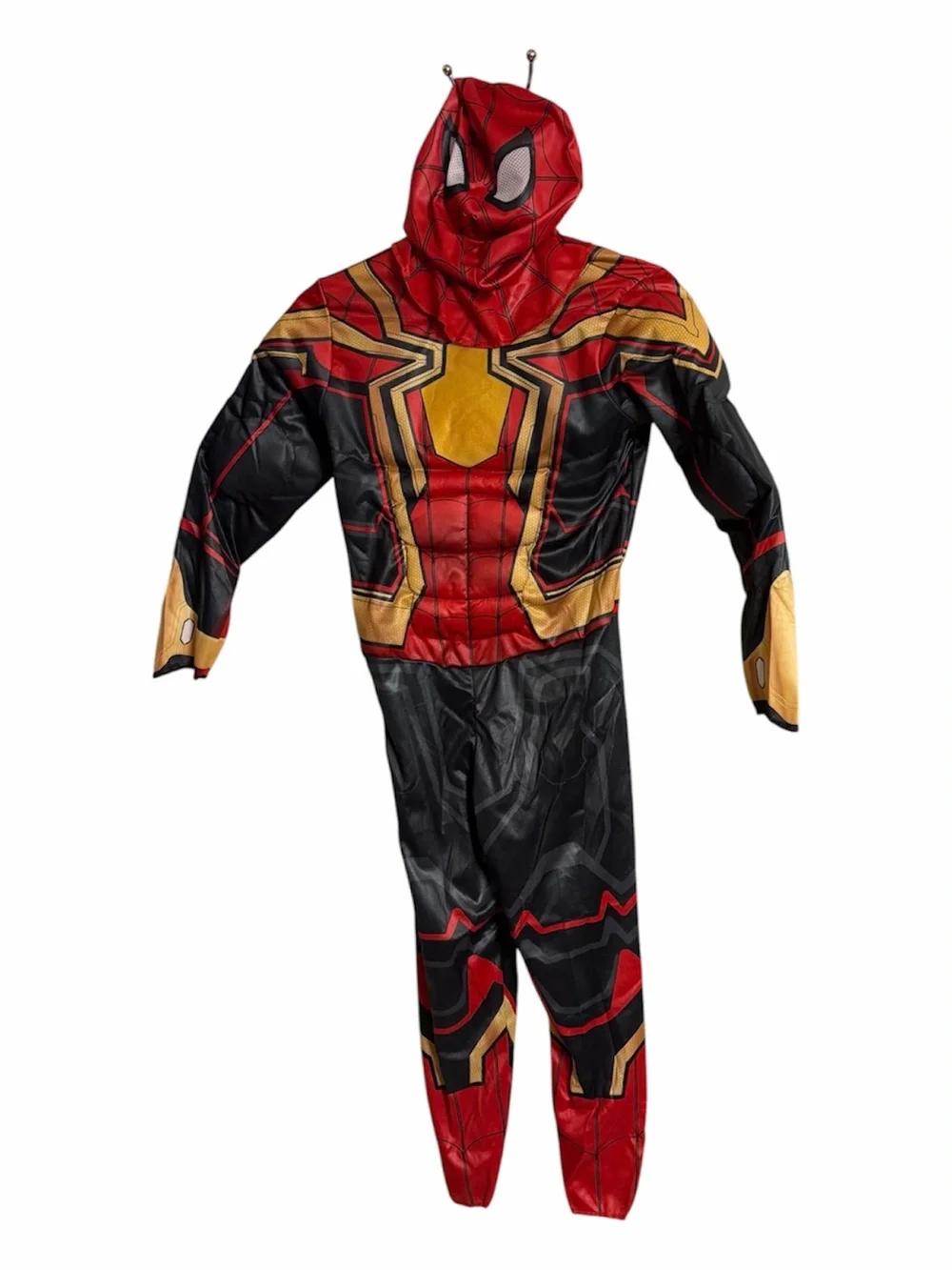 Spider-Man Marvel No Way Home Costume  Size M Boy’s 1 pc suit/ fabric mask